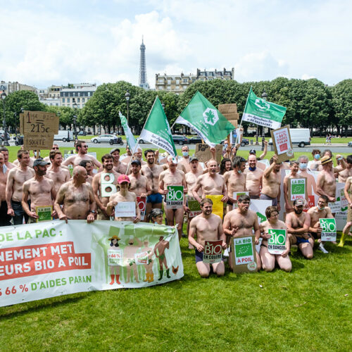 Manifestation La Bio à Poil