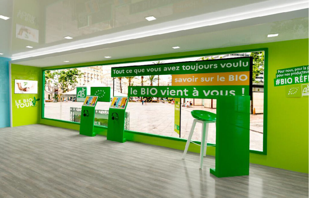 Intérieur Bus bio Tour